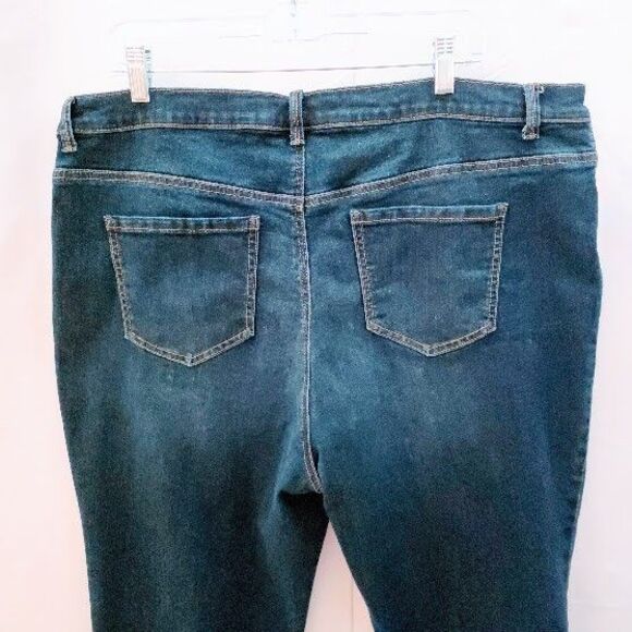 Gloria Vanderbilt Jeans 20W Amanda Straight Leg Stretch Denim Pants Plus Size - Picture 6 of 12